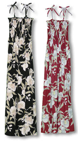 White Orchid Long Smocked Dress