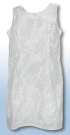 White Rose Vine Short Tank Dress