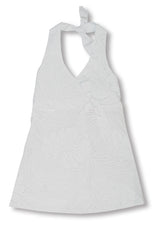 White Season Girls Wedding White Halter