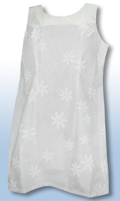 White Tahitian Fern Short Tank