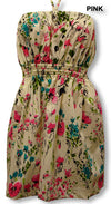 Wild Flower Splash Elastic Waist