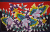 Lily Garden Border Full Size Unisex Cover-Up Sarong