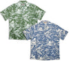 PEACHED COTTON Woodcut Hawaiian Men's